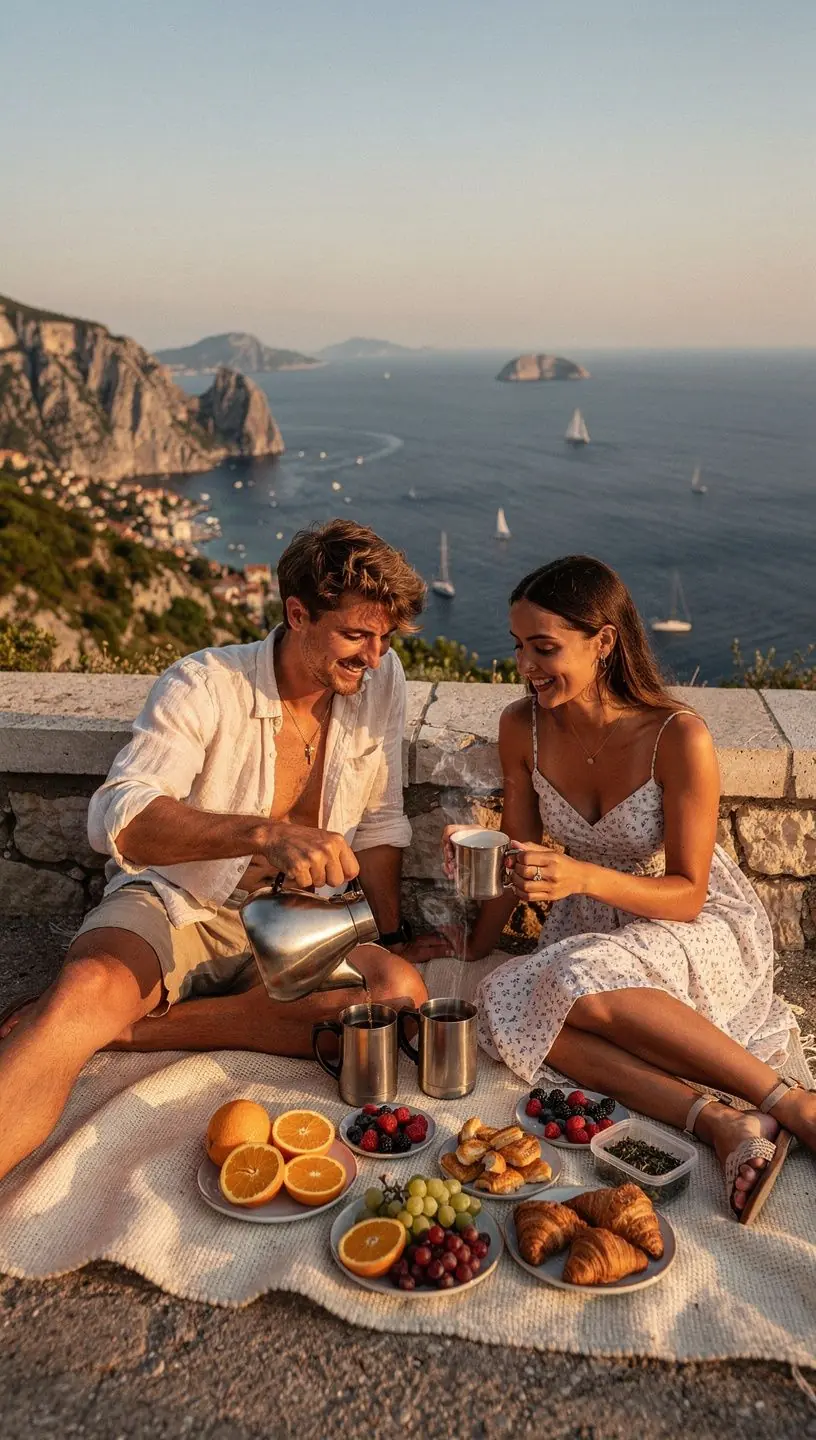 Zeleni čaj s mirisnim biljem u elegantnoj šalici na drvenom stolu.