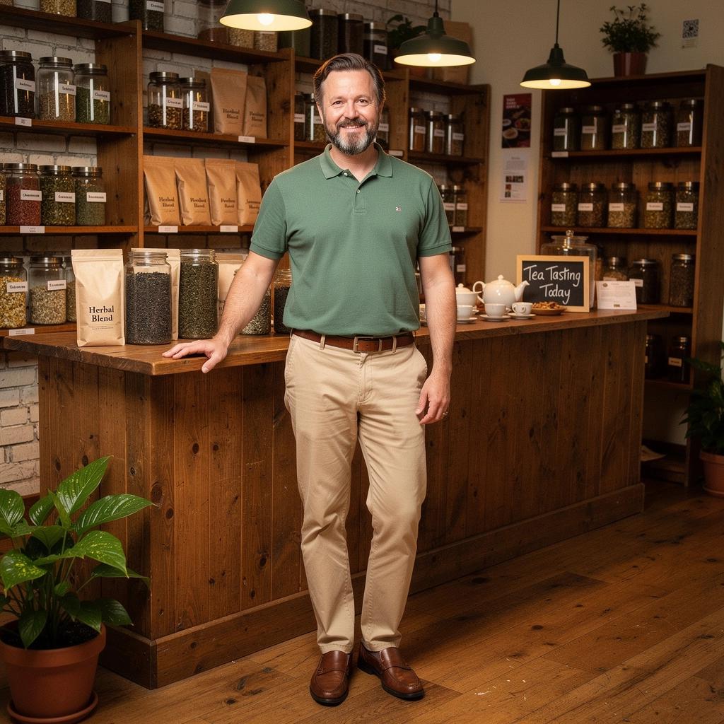 Zeleni čaj s limunskom travom i medom na drvenom stolu.